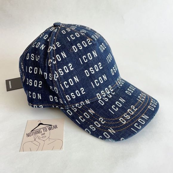 DSQUARED Accessories - ⭕️ DSQUARED2 ICON Cap Hat Denim Unisex Blue Logo